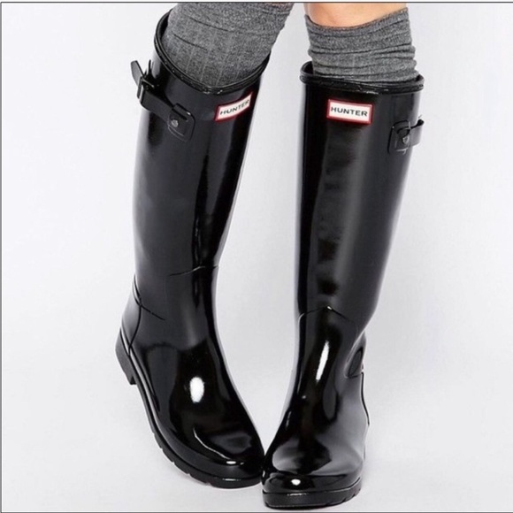 Hunter Shoes - Hunter Boot Limited Original Refined Tall Gloss Rain Boots